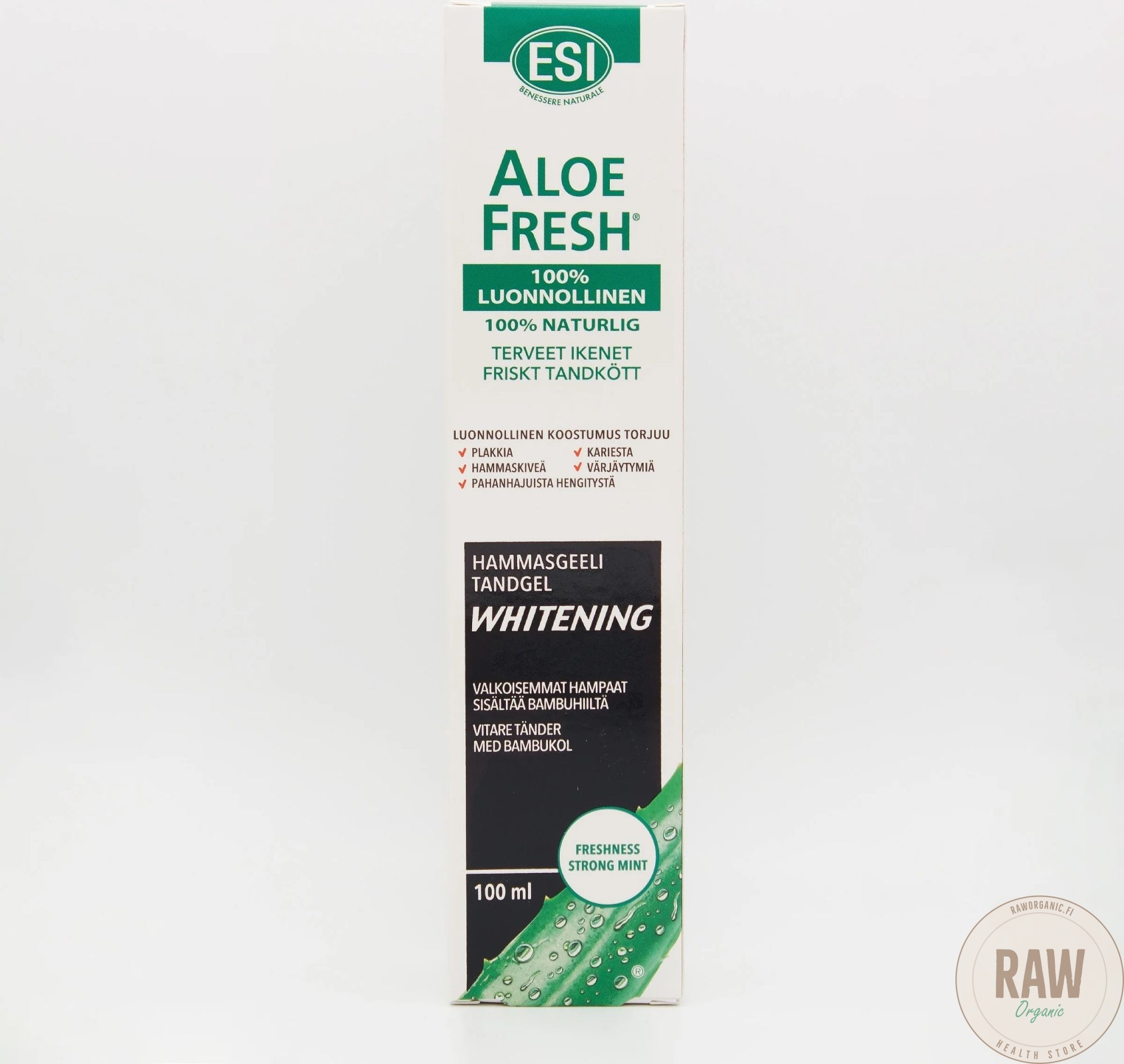 ESI Aloe Fresh Whitening Bambuhiili Hammasgeeli, 100ml