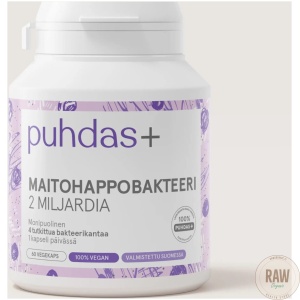 Puhdas+ Maitohappobakteeri 2 Miljardia, 60 kaps.