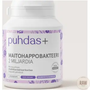 Puhdas+ Maitohappobakteeri 2 Miljardia, 60 kaps.