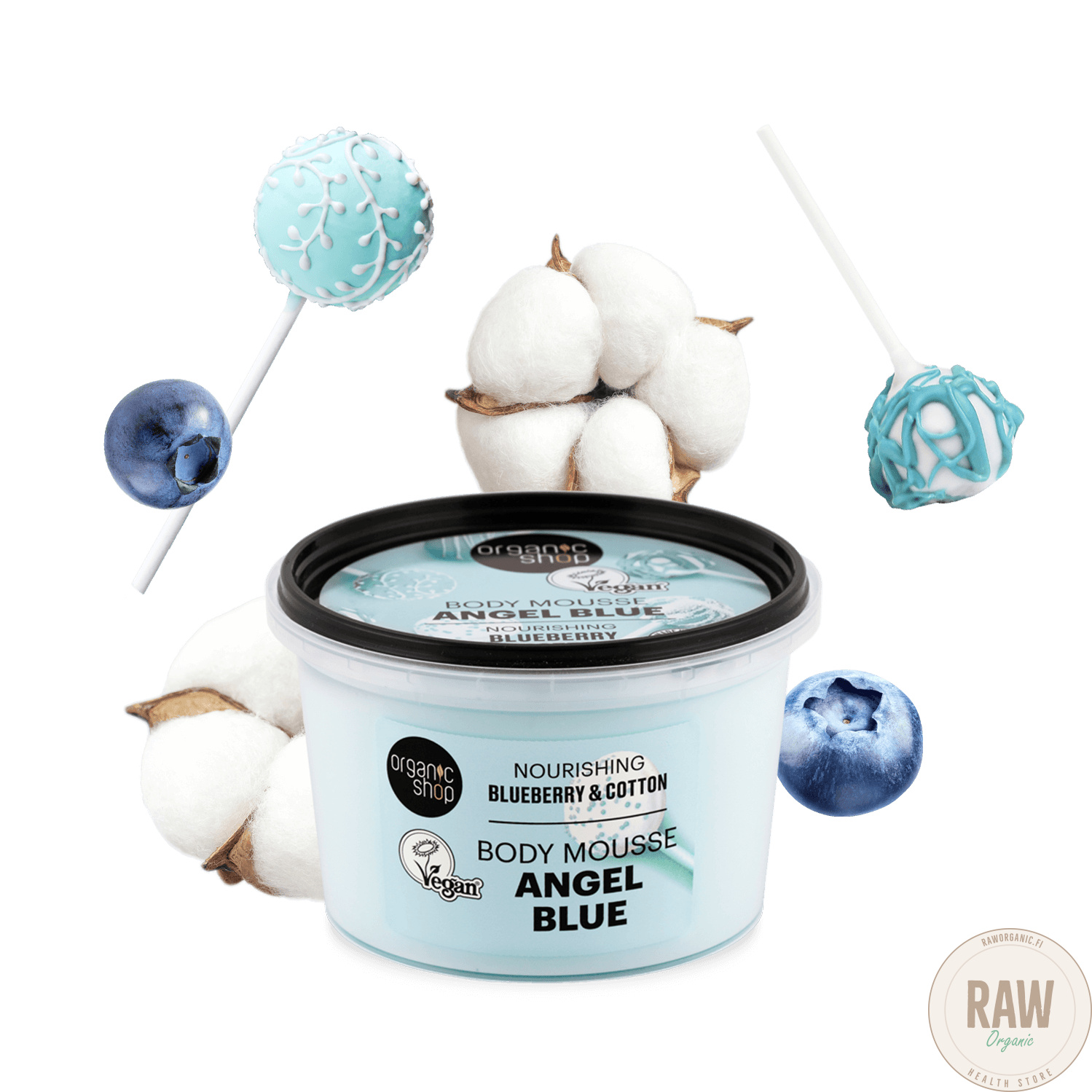 Organic Shop Angel Blue Body Mousse 250ml