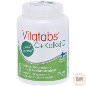Hankintatukku Vitatabs C+Kalkki D, 200 tabl.