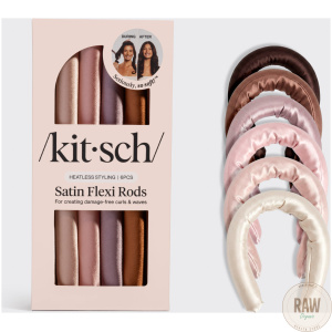 Kitsch Satin Wrapped Flexi Rods – 6pc Set- kiharapatukat