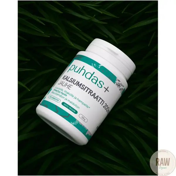 Puhdas+ Kalsiumsitraattijauhe 200 mg, 120g – kuva 6