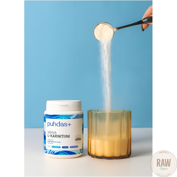 Puhdas+ L-Karnitiini Jauhe 100g – kuva 7