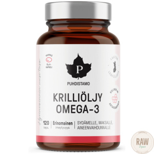 Puhdistamo Krilliöljy Omega-3, 120 kaps.