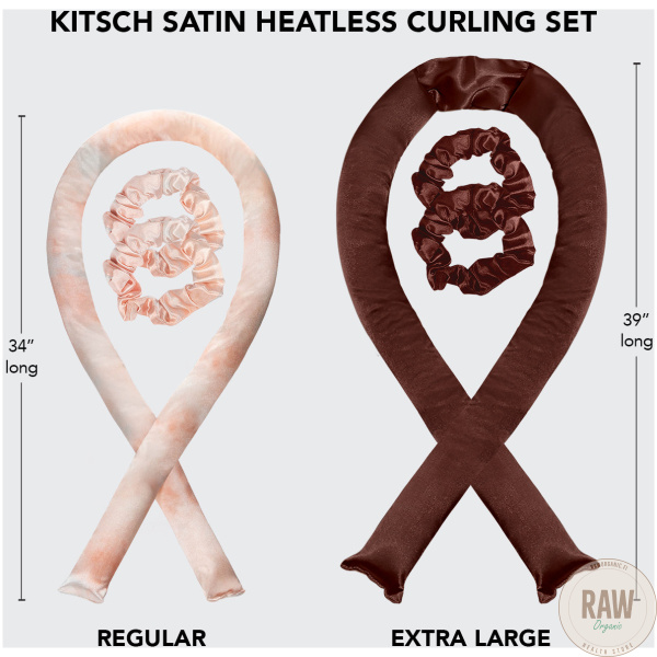KITSCH Satiininen XL Heatless Curling Set – kuva 4