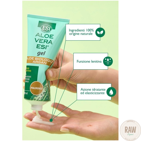 ESI Aloe vera geeli + arganöljy, 200ml – kuva 3