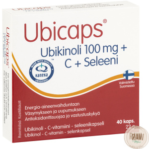 Hankintatukku Ubicaps Ubikinoli 100 mg + C + Seleeni 40kaps.