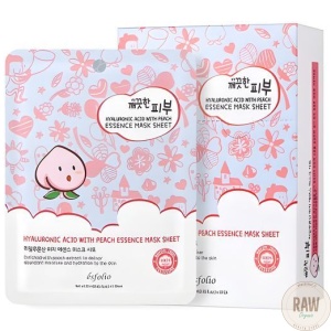 Esfolio Hyaluronic Acid With Peach Essence Mask Sheet