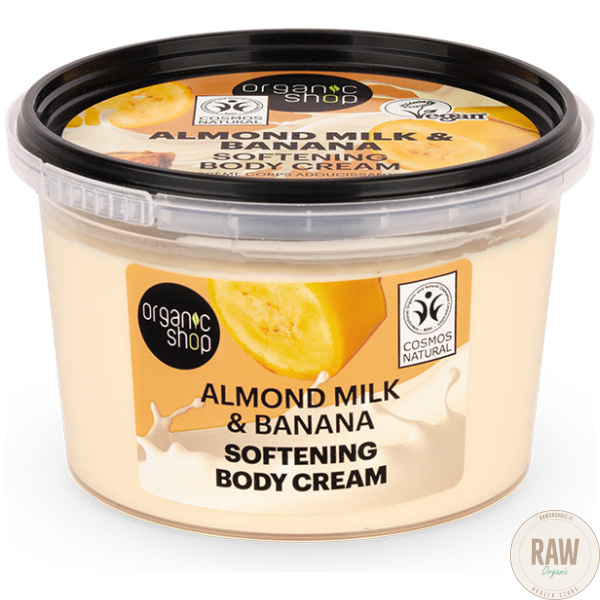 Organic Shop Almond Milk & Banana Body Cream Softening 250 ml – kuva 2