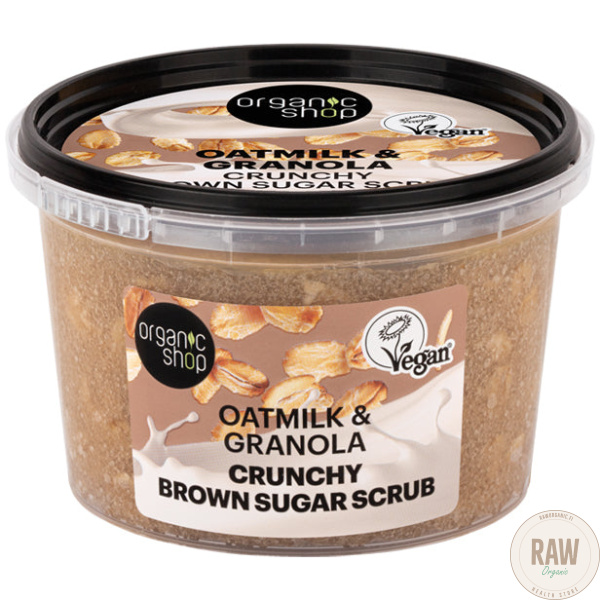 Organic Shop Oatmilk & Granola Crunchy Brown Sugar Scrub 250 ml – kuva 2