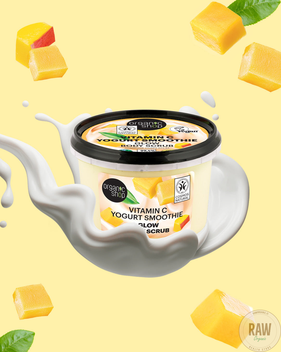 Organic Shop Vitamin C Yogurt Smoothie Glow Body Scrub 250 ml