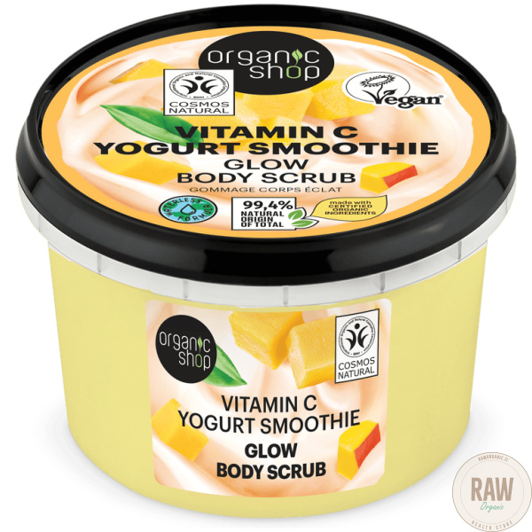 Organic Shop Vitamin C Yogurt Smoothie Glow Body Scrub 250 ml – kuva 2