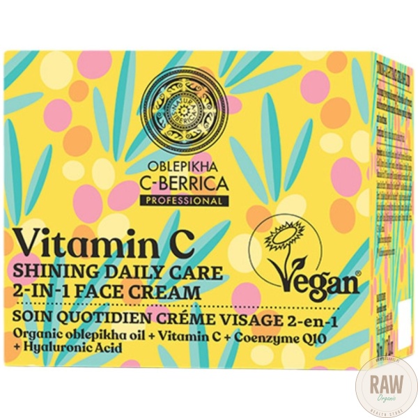 Natura Siberica Vitamin C Shining Daily Care 2-in-1 Face Cream 50ml – kuva 2
