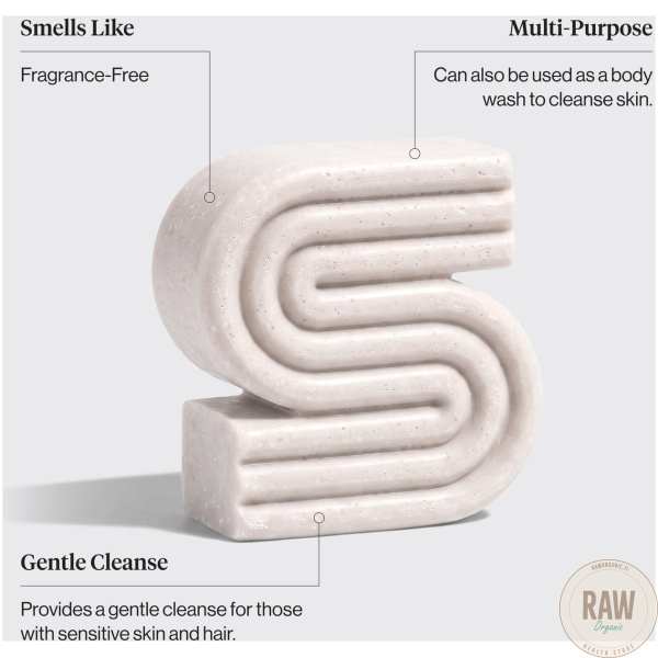 KITSCH Ultra Sensitive Shampoo & Body Wash Bar Fragrance-Free – kuva 2
