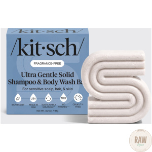 KITSCH Ultra Sensitive Shampoo & Body Wash Bar Fragrance-Free