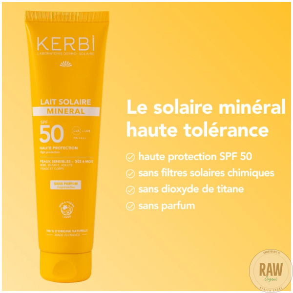 Kerbi Baby & Children’s Sun Cream SPF50 – 150g – kuva 5