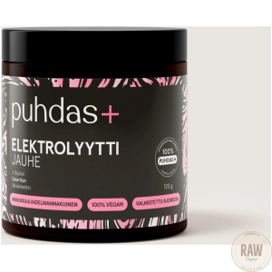 Puhdas+ Elektrolyyttijauhe – Vadelma&Mansikka 120g