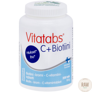 Hankintatukku Vitatabs C+Biotiini, 200 tabl.
