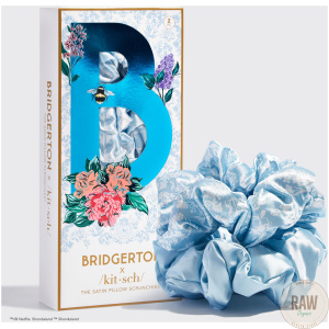 KITSCH Bridgerton x Satin Pillow Scrunchies / Toile De Blue