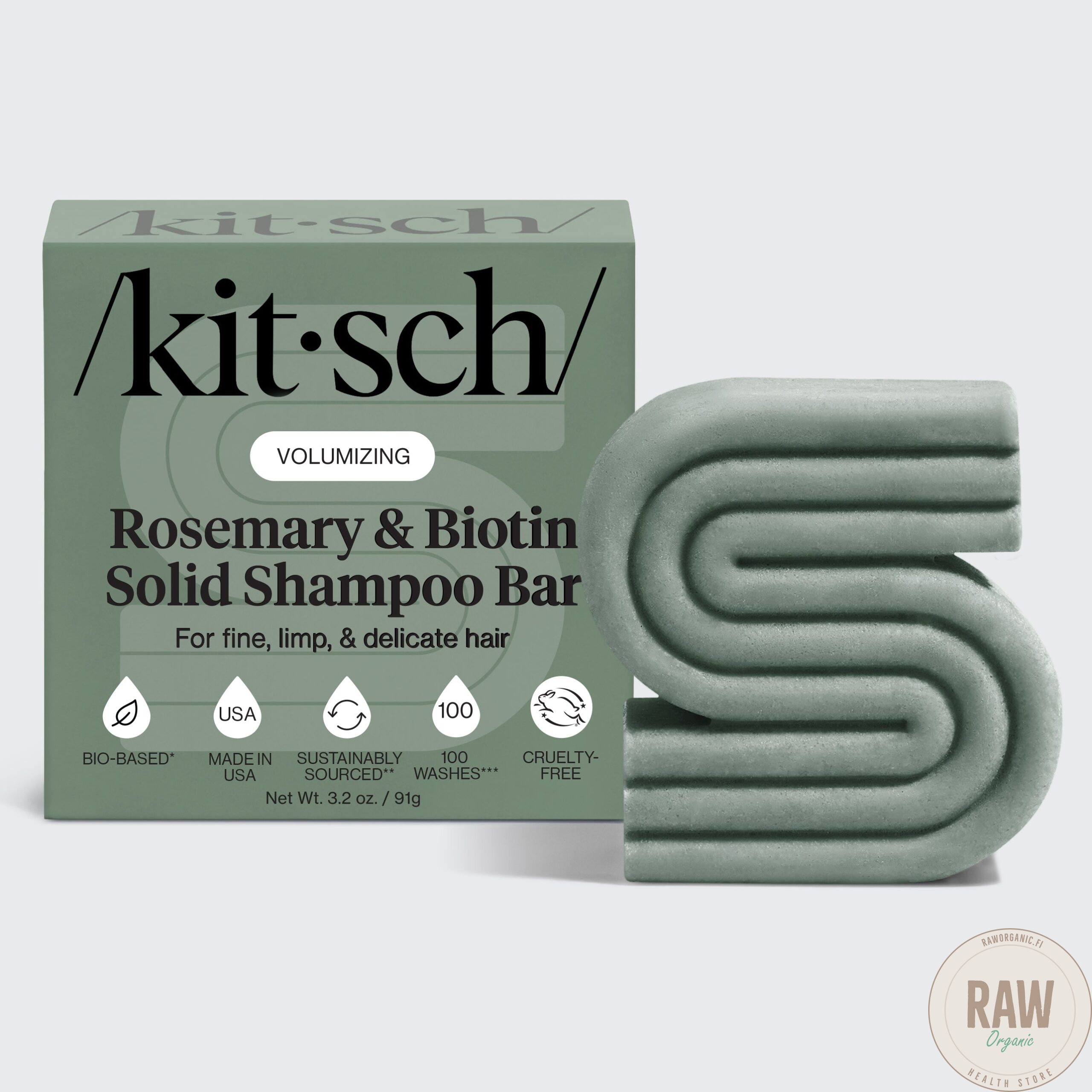 KITSCH Rosemary & Biotin Volumizing Solid Shampoo