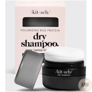 KITSCH Volumizing Rice Protein Dry Shampoo – Dark Tinted Powder