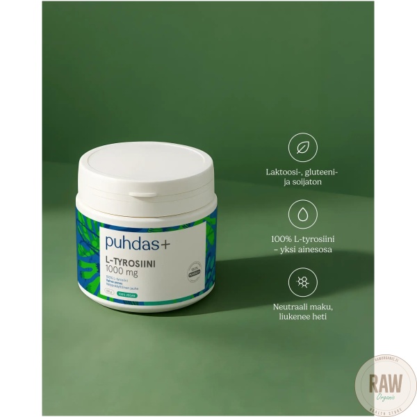 Puhdas+ L-Tyrosiini 1000mg, 150g – kuva 2