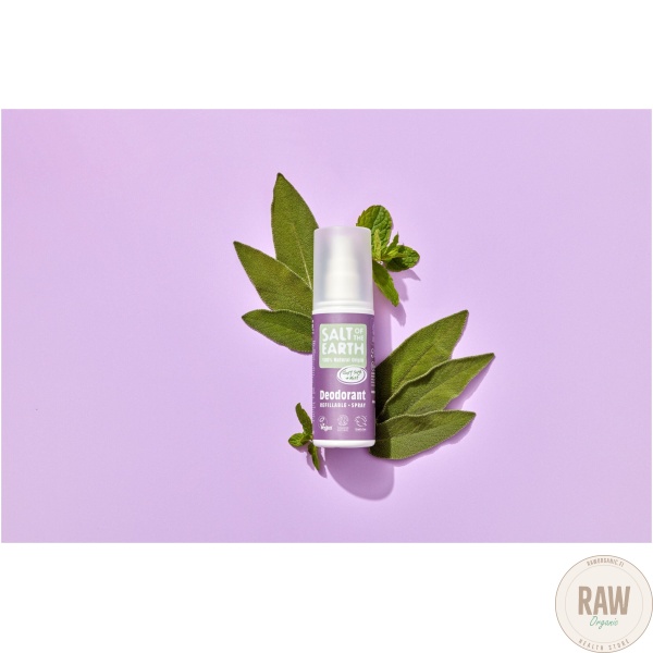 Salt of the Earth clary sage&mint spray deodorant 100 ml – kuva 6