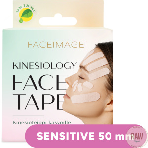 Faceimage Kinesioteippi Kasvoille – Herkälle Iholle (50 mm – 1 rulla)