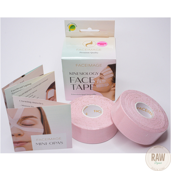 Faceimage Kinesioteippi Kasvoille – Herkälle Iholle (25 mm – 2 rullaa) – kuva 3