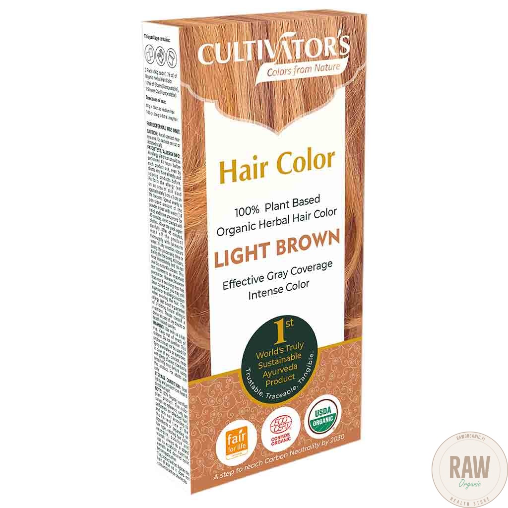 Cultivator’s Hair Color Kasviväri Light Brown Slim Pack 100g