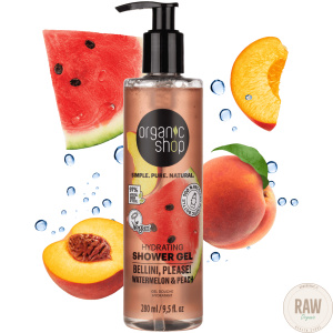 Organic shop Kosteuttava suihkugeeli Vesimeloni & persikka 280 ml