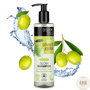 Organic Shop Olive & Jojoba Glow Shampoo, 280ml