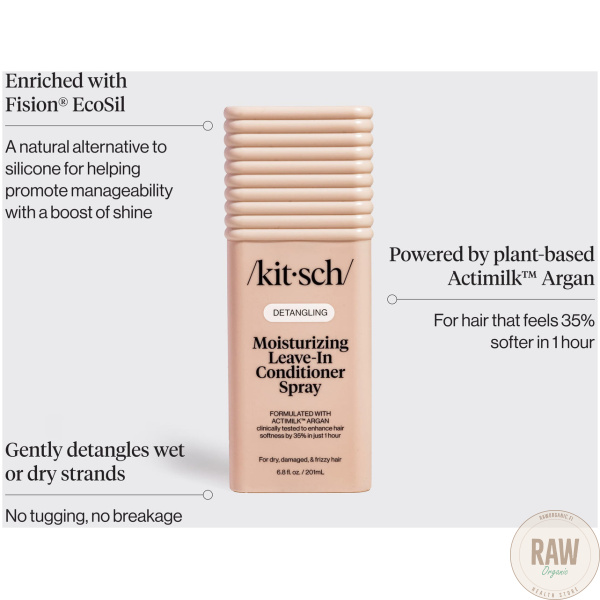 KITSCH Moisturizing Argan Milk Leave-In Conditioner – kuva 4
