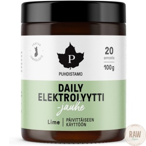 Puhdistamo Daily Elektrolyyttijauhe Lime 100 g