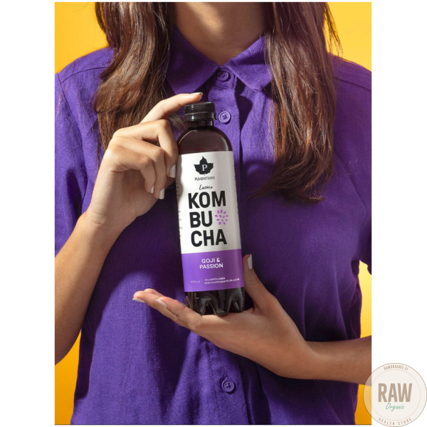 Puhdistamo Kombucha Goji&Passion 400ml – kuva 2