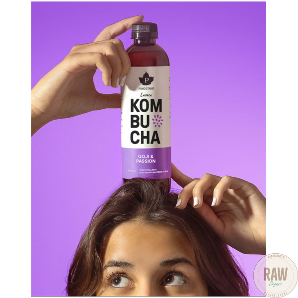 Puhdistamo Kombucha Goji&Passion 400ml – kuva 3