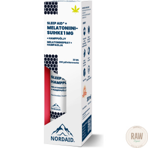 Nordaid Sleep Aid melatoniinisuihke 1mg, 30ml