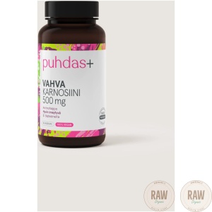 Puhdas+ karnosiini 500mg, 50 kaps