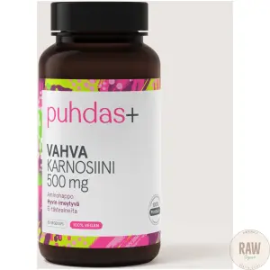 Puhdas+ karnosiini 500mg, 50 kaps