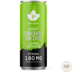 Puhdistamo Energiajuoma Drink Lemon Limeade Strong, 330 ml
