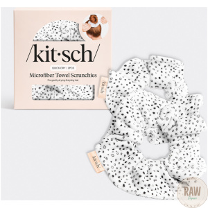 KITSCH Towel Scrunchie 2 Pack – Micro Dot