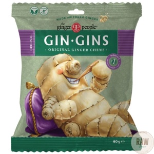 GIN GINS Inkiväärikaramelli Original, 60 g