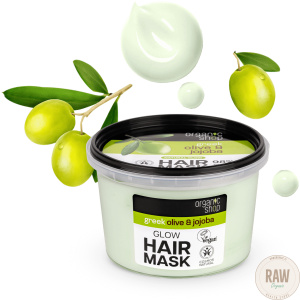 Organic Shop Natural Glow Hair Mask Greek Olive&Jojoba 250 ml