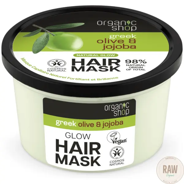 Organic Shop Natural Glow Hair Mask Greek Olive&Jojoba 250 ml – kuva 3