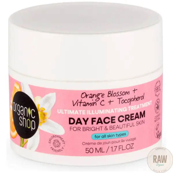 Organic Shop DAY FACE CREAM FOR BRIGHT & BEAUTIFUL SKIN 50 ml – kuva 2