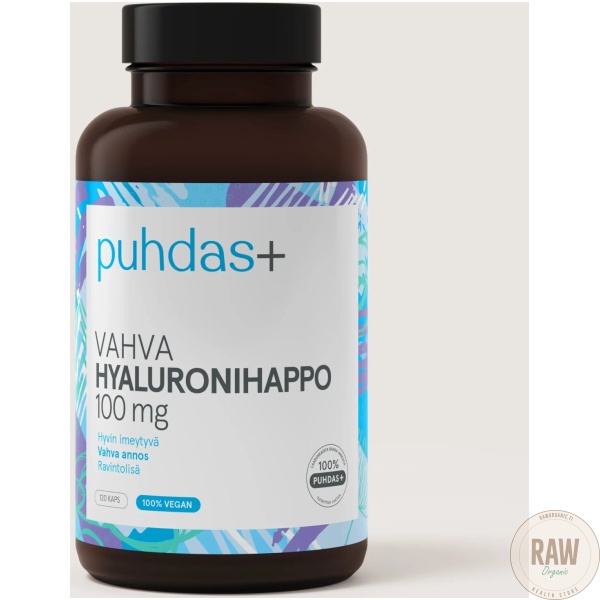 Puhdas+ Vahva Hyaluronihappo 100 mg, 60 kaps – kuva 2