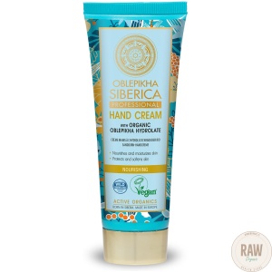 Natura Siberica Hand Cream with Organic Oblepikha Hydrolate 75 ml