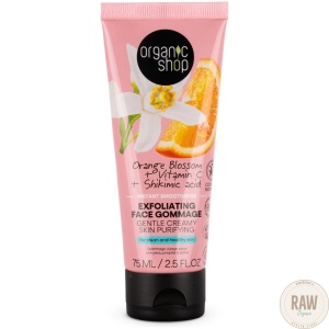 Organic Shop Orange blossom exfoliating face commage