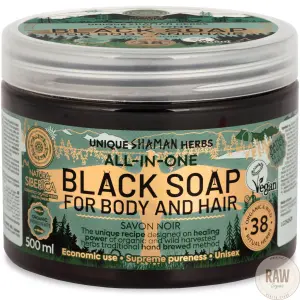 Natura Siberica  Black soap for hair and body 500ml
